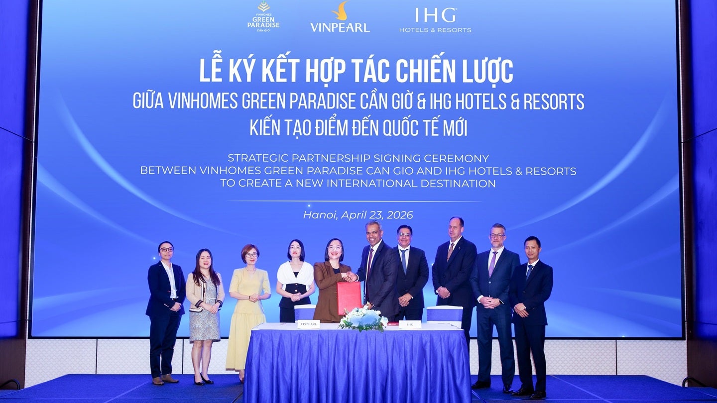 IHG and Vinhomes to open four hotels in Can Gio, Vietnam